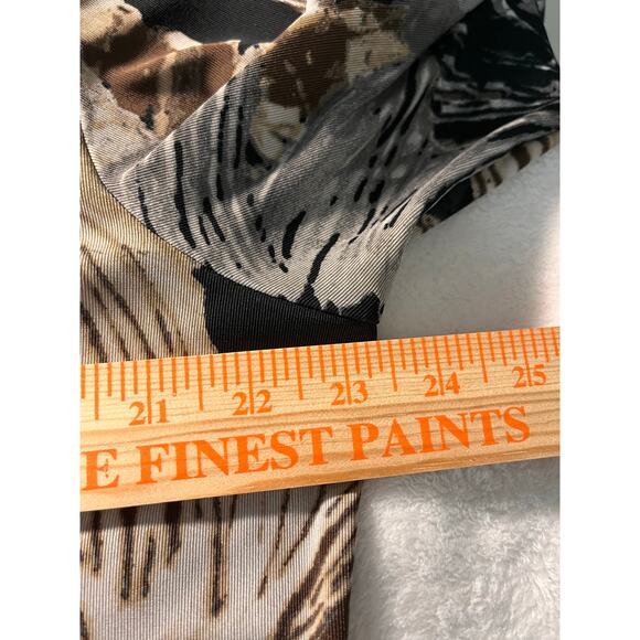 Additions by Chico’s Blouse Size 3 Abstract Floral Print Stretch Tunic - Picture 8 of 8